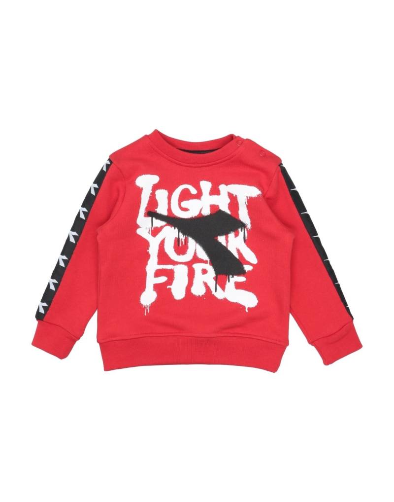 DIADORA Sweatshirt Kinder Rot von DIADORA