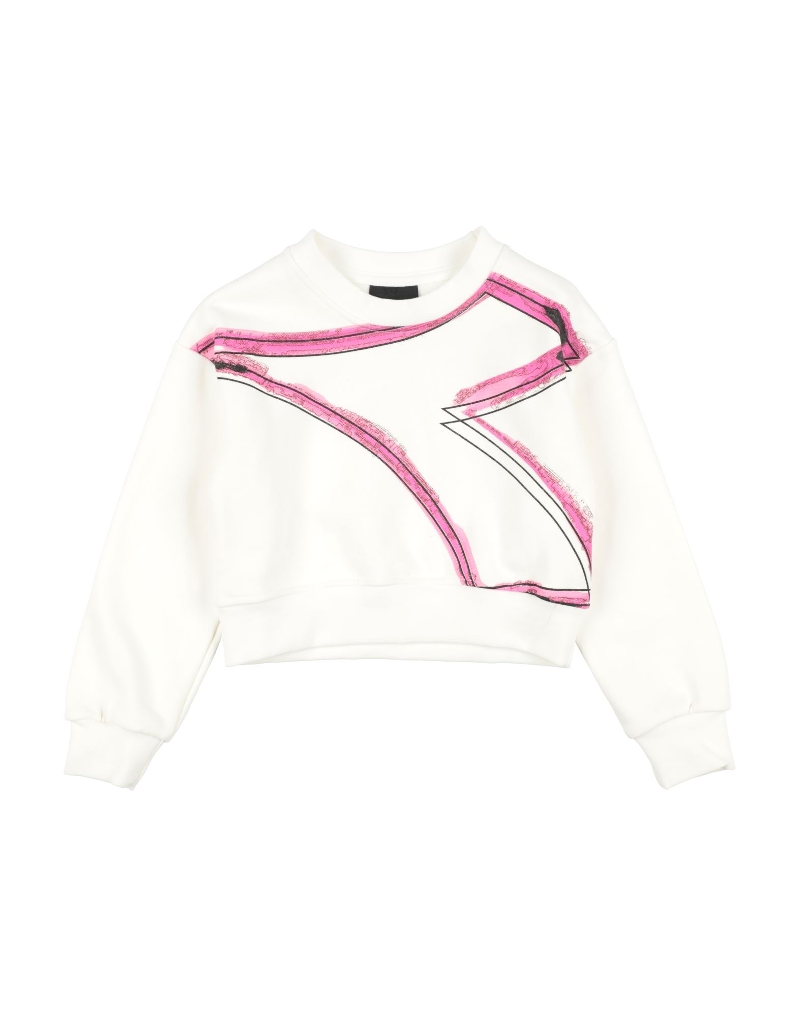 DIADORA Sweatshirt Kinder Weiß von DIADORA