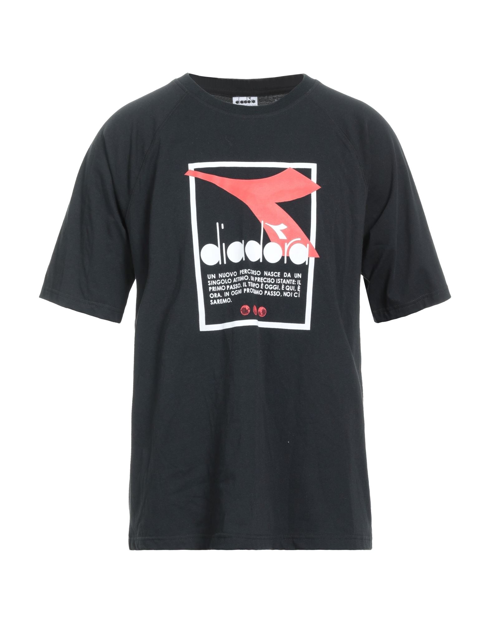 DIADORA T-shirts Herren Schwarz DIADORA T-shirts Herren Schwarz von DIADORA