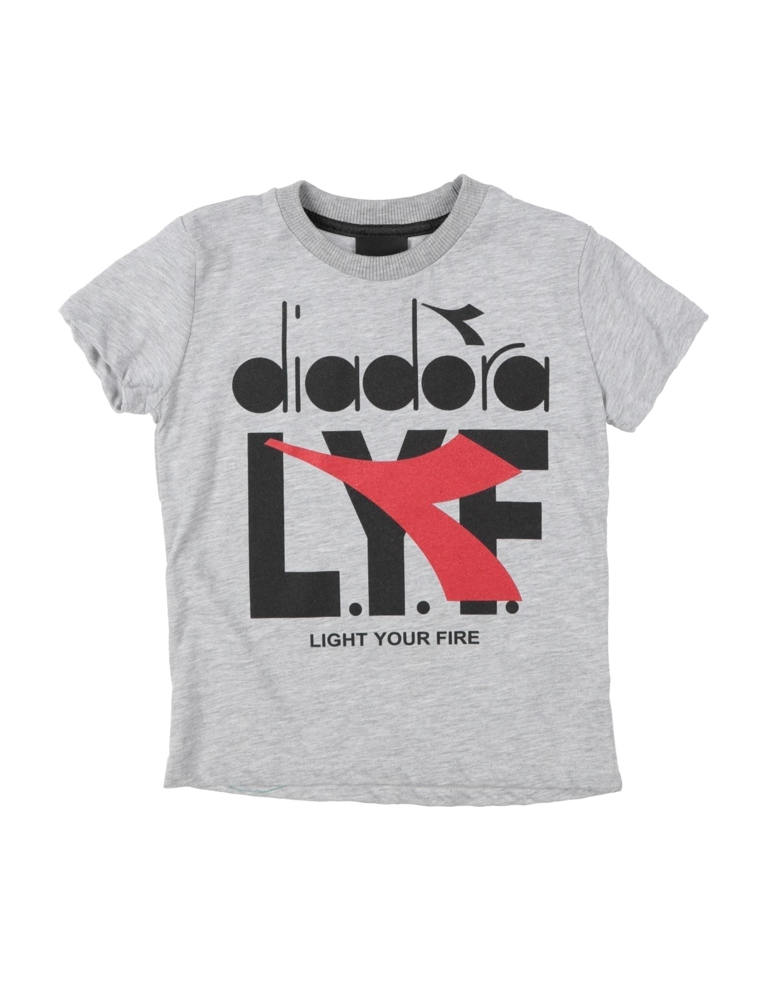 DIADORA T-shirts Kinder Hellgrau von DIADORA