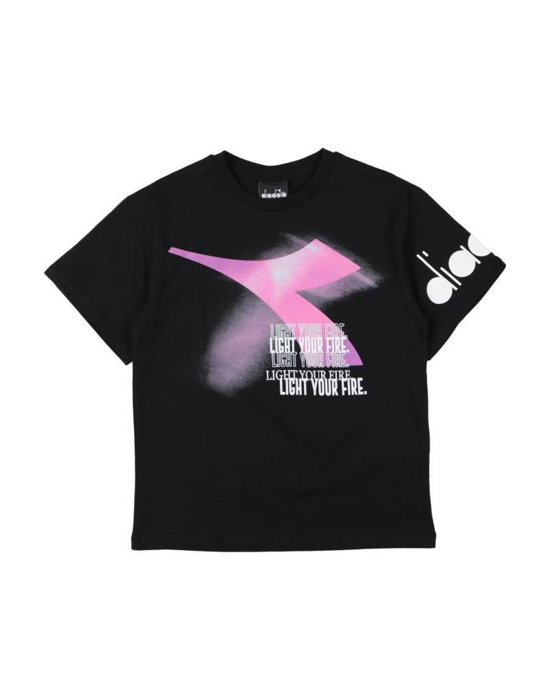 DIADORA T-shirts Kinder Schwarz von DIADORA