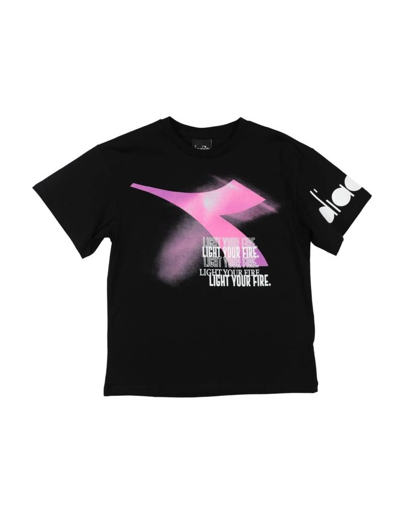 DIADORA T-shirts Kinder Schwarz von DIADORA