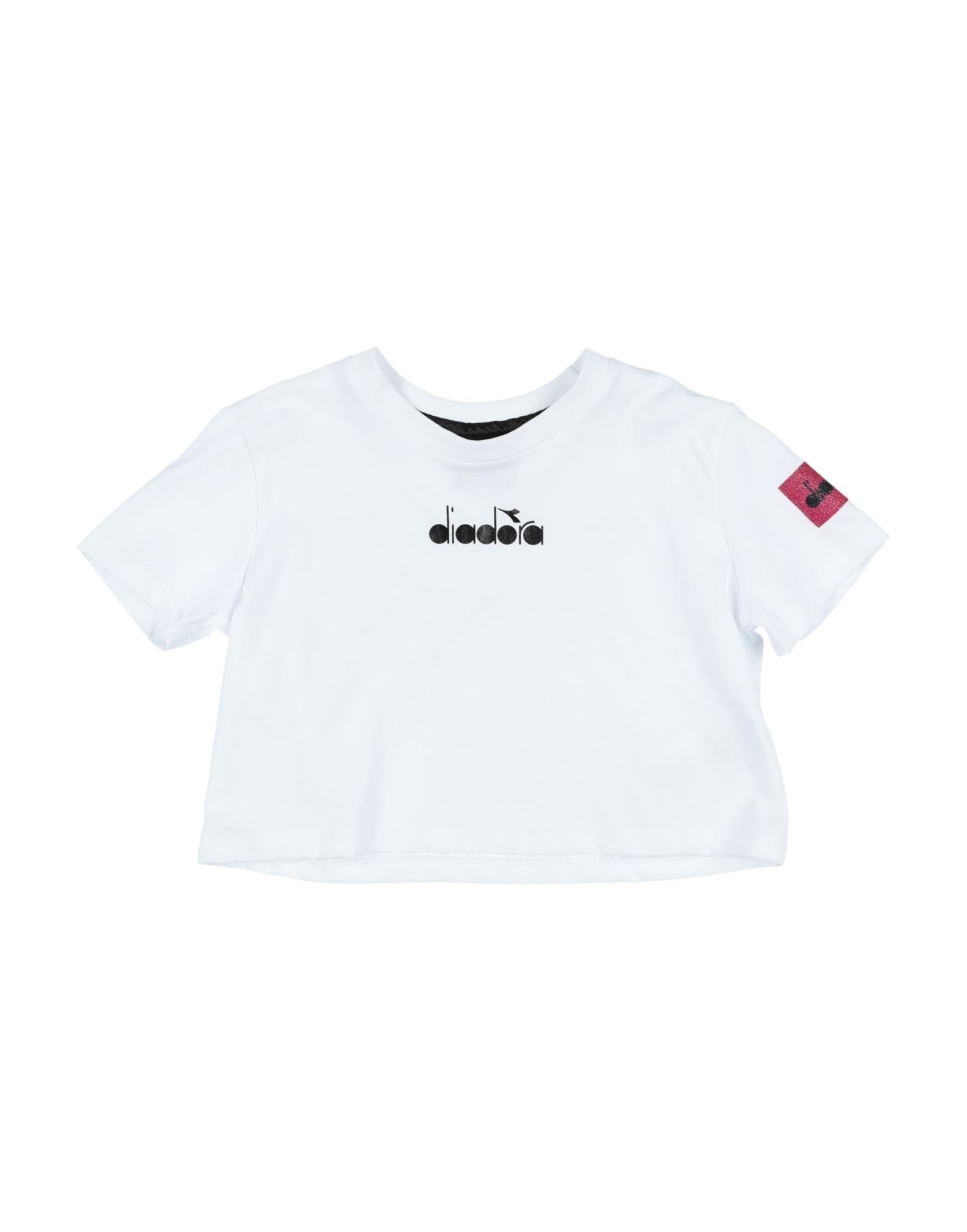 DIADORA T-shirts Kinder Weiß von DIADORA