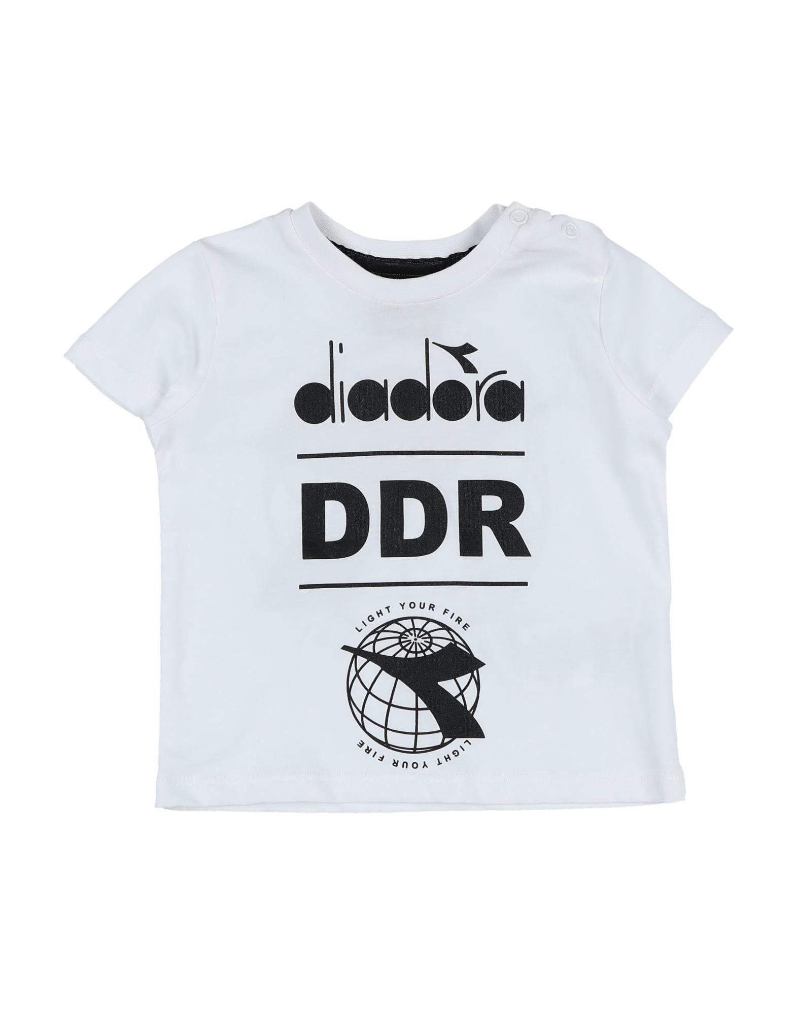 DIADORA T-shirts Kinder Weiß von DIADORA