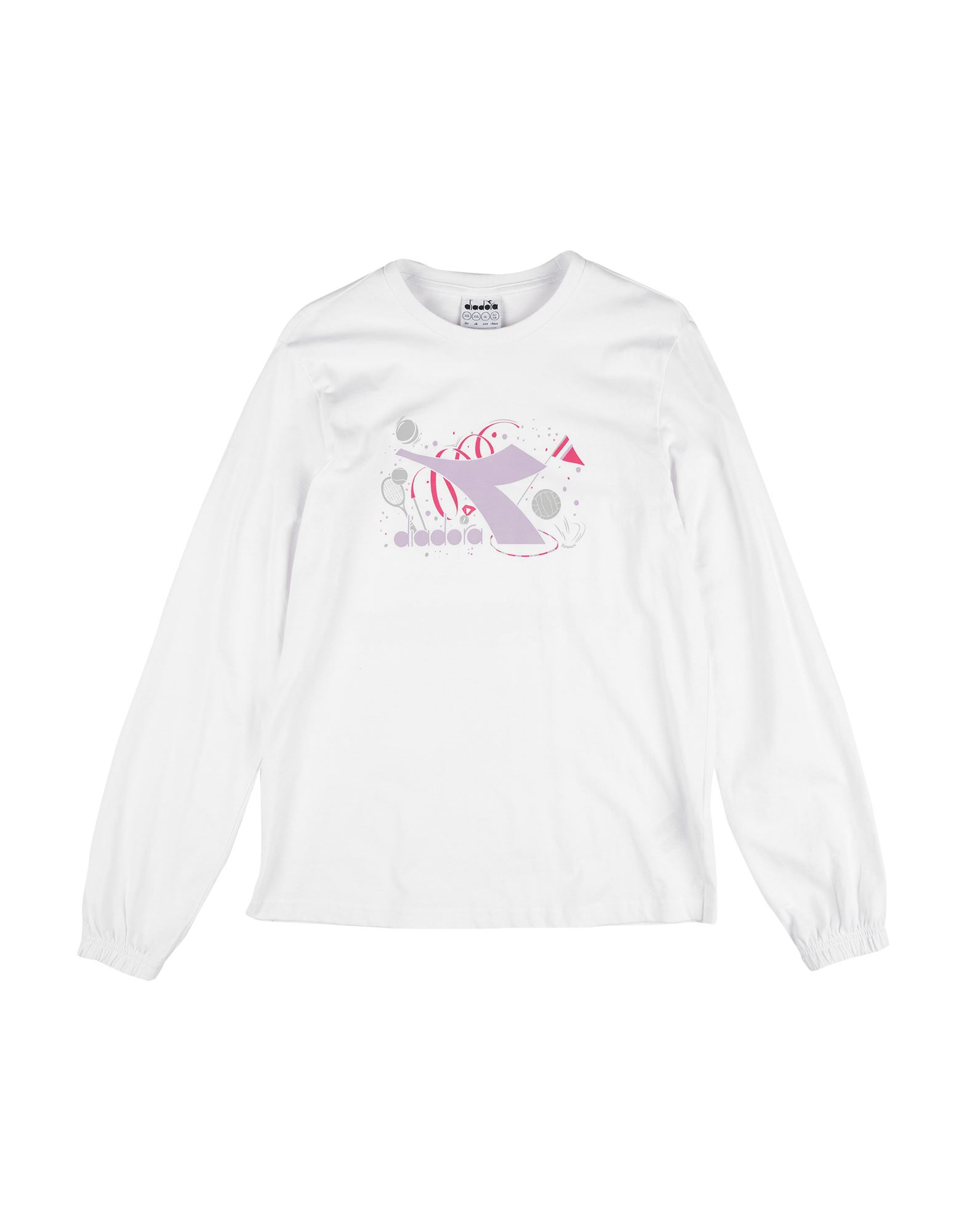 DIADORA T-shirts Kinder Weiß von DIADORA