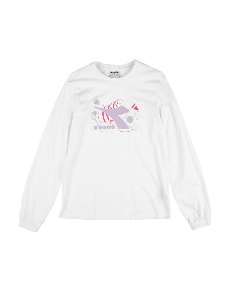 DIADORA T-shirts Kinder Weiß von DIADORA