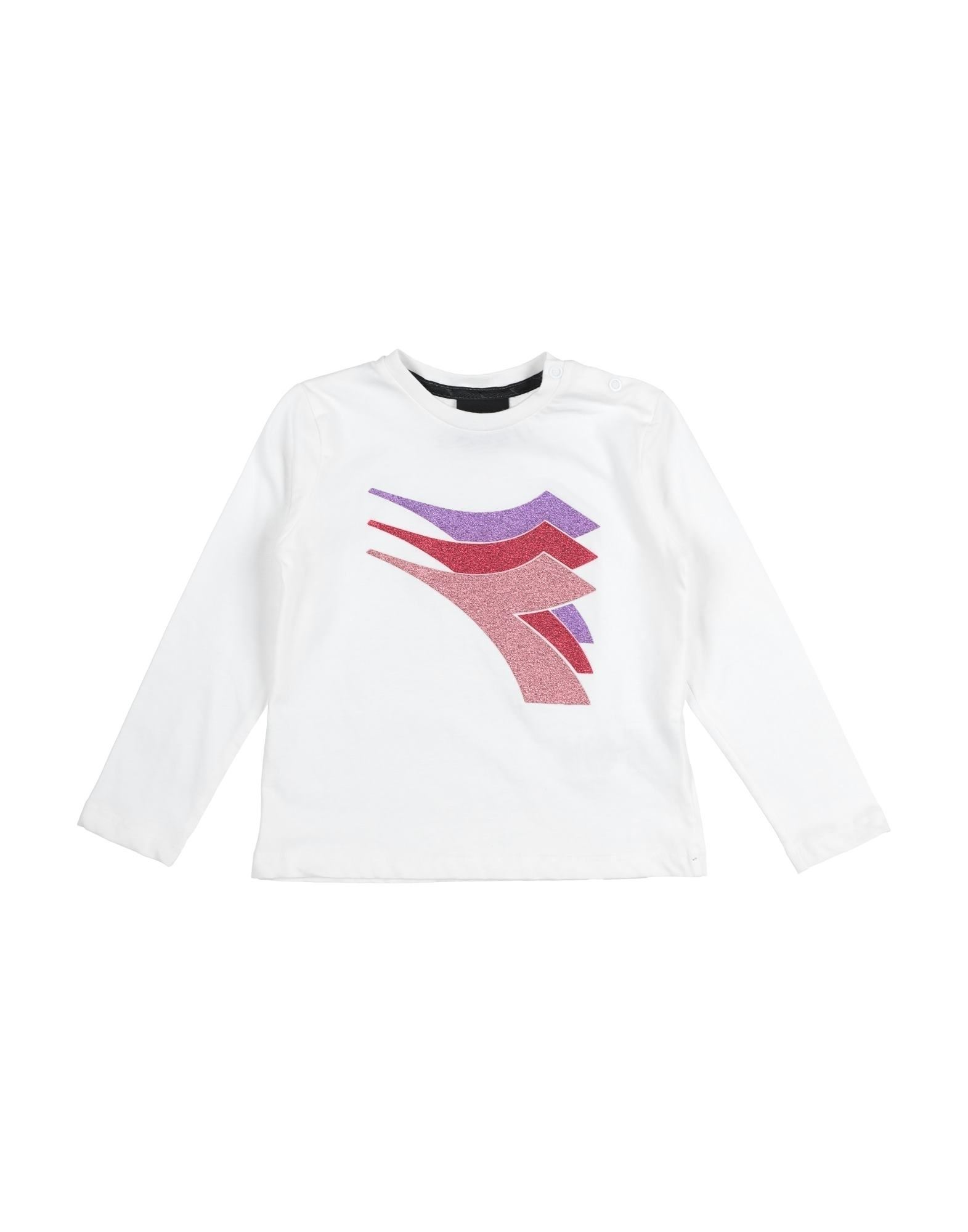 DIADORA T-shirts Kinder Weiß von DIADORA