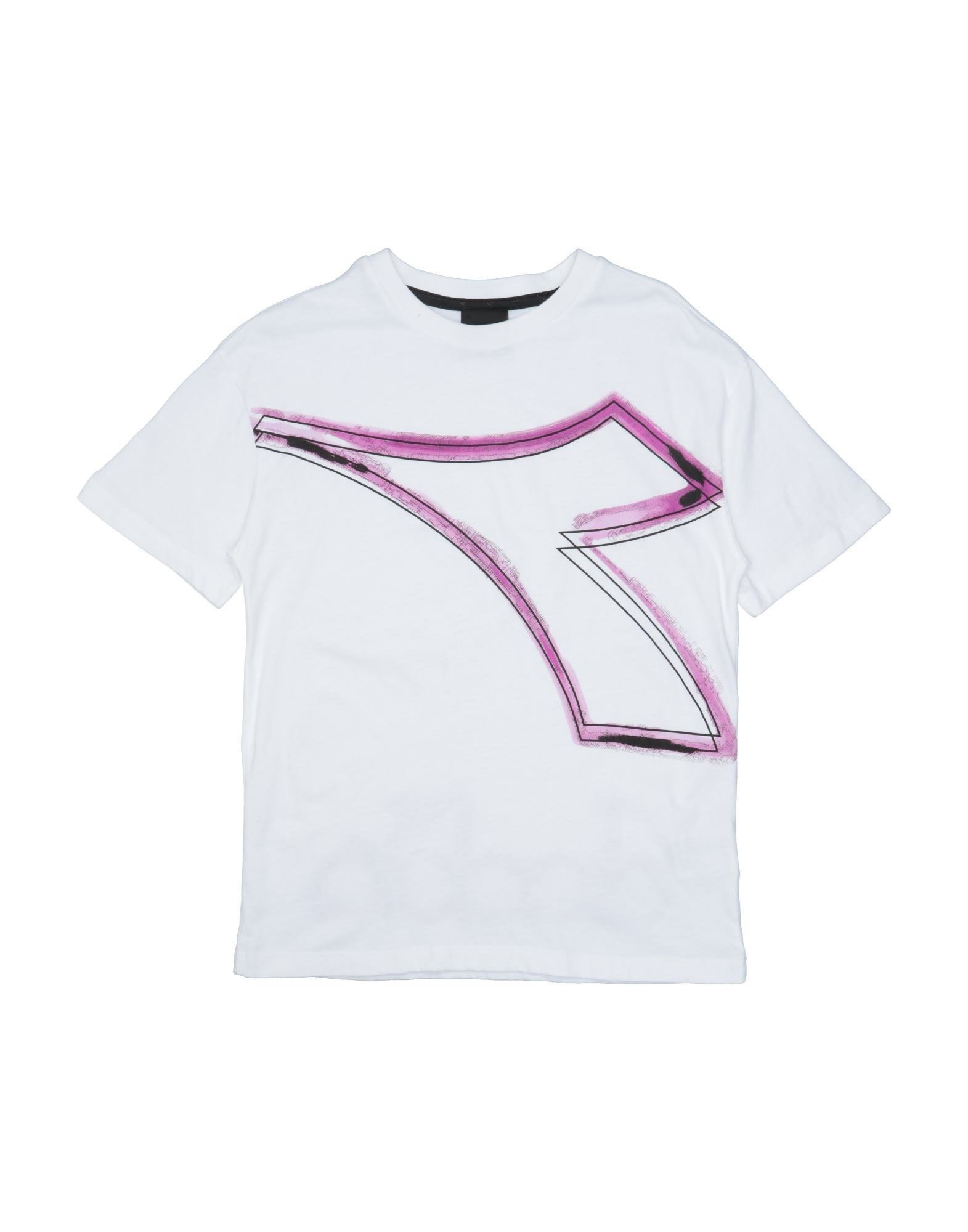 DIADORA T-shirts Kinder Weiß von DIADORA