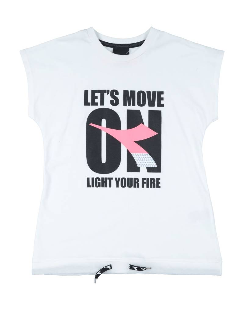 DIADORA T-shirts Kinder Weiß von DIADORA