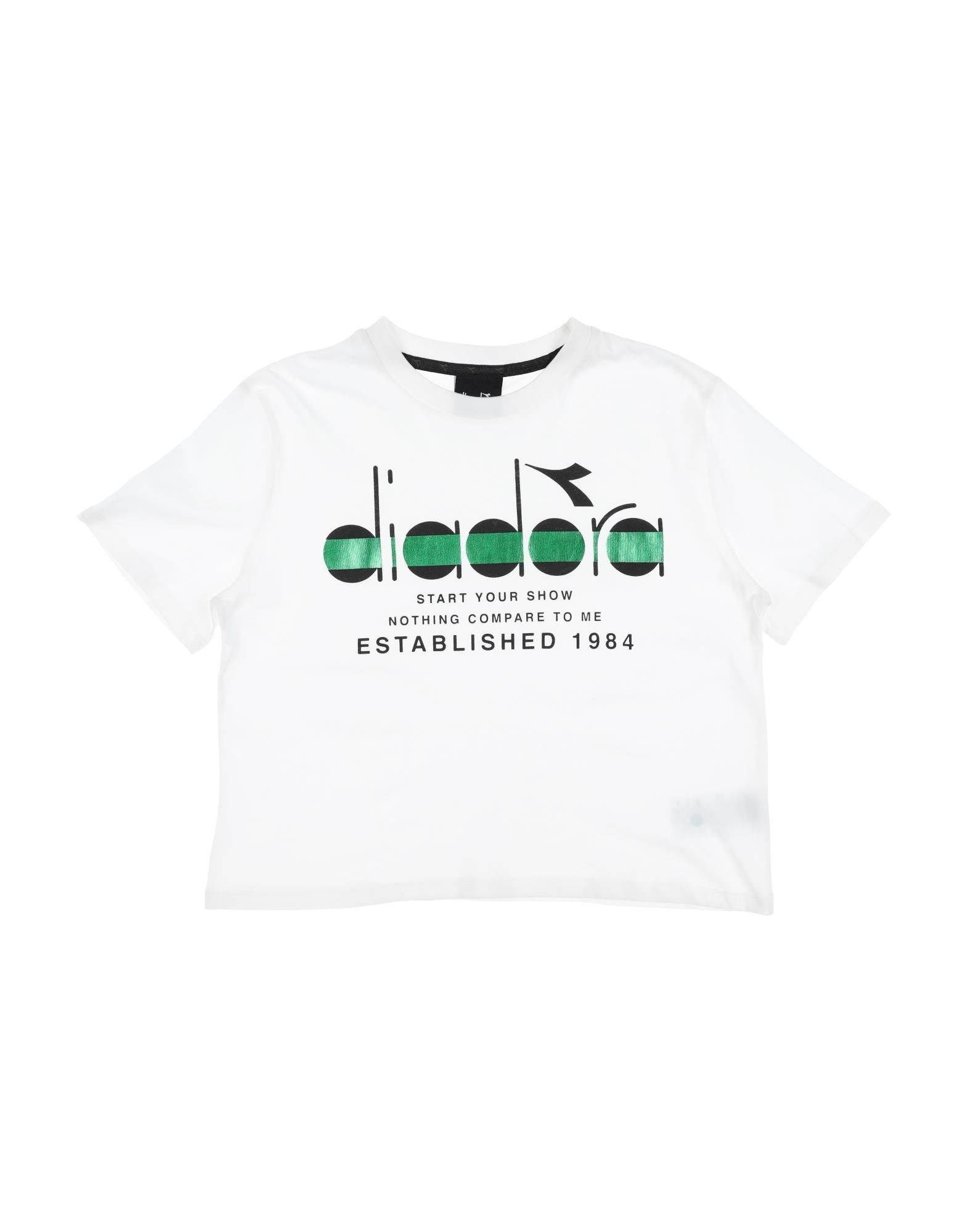 DIADORA T-shirts Kinder Weiß von DIADORA