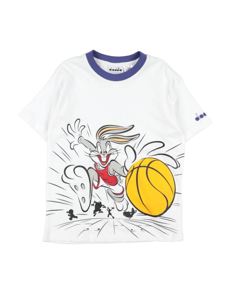 DIADORA T-shirts Kinder Weiß von DIADORA