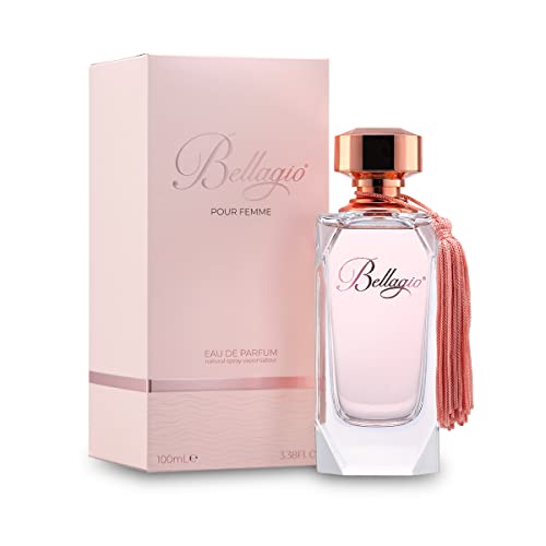 DIAMOND INTERNATIONAL BELLAGIO Pour Femme Eau de Parfum – Damenduft mit einem fruchtigen, Zitrus- und Moschusduft, hergestellt in Italien, 100 ml von DIAMOND INTERNATIONAL