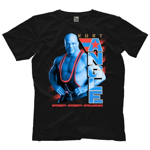 DIAMOND WHEEL Kurt Angle - Intensity. Integrity. Intelligence. T-Shirt.png Black L von DIAMOND WHEEL