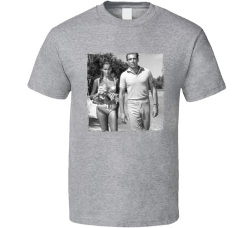 Dr No Sean Connery Ursula Andress Movie T Shirt Grey L von DIAMOND WHEEL