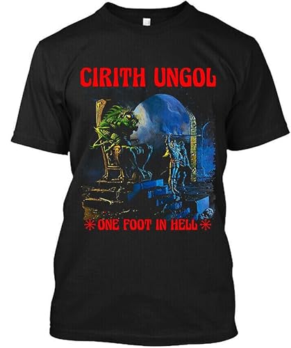 Popular Cirith Ungol One Foot in Hell American Heavy Metal T-Shirt Black M von DIAMOND WHEEL