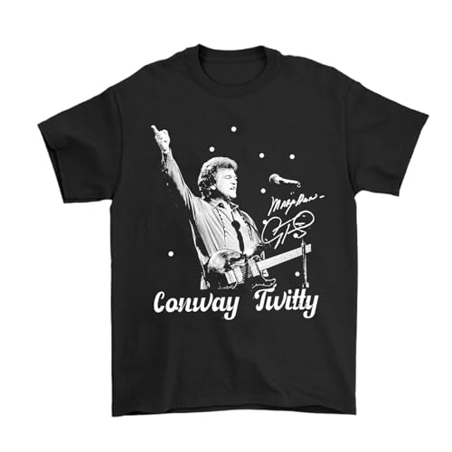 Popular Conway Twitty Live Gift for Fans Shirt WS2353 Black M von DIAMOND WHEEL