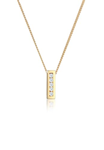 DIAMORE Halskette Damen Klassisch Elegant mit Diamant (0.10 ct.) in 585 Gelbgold von DIAMORE