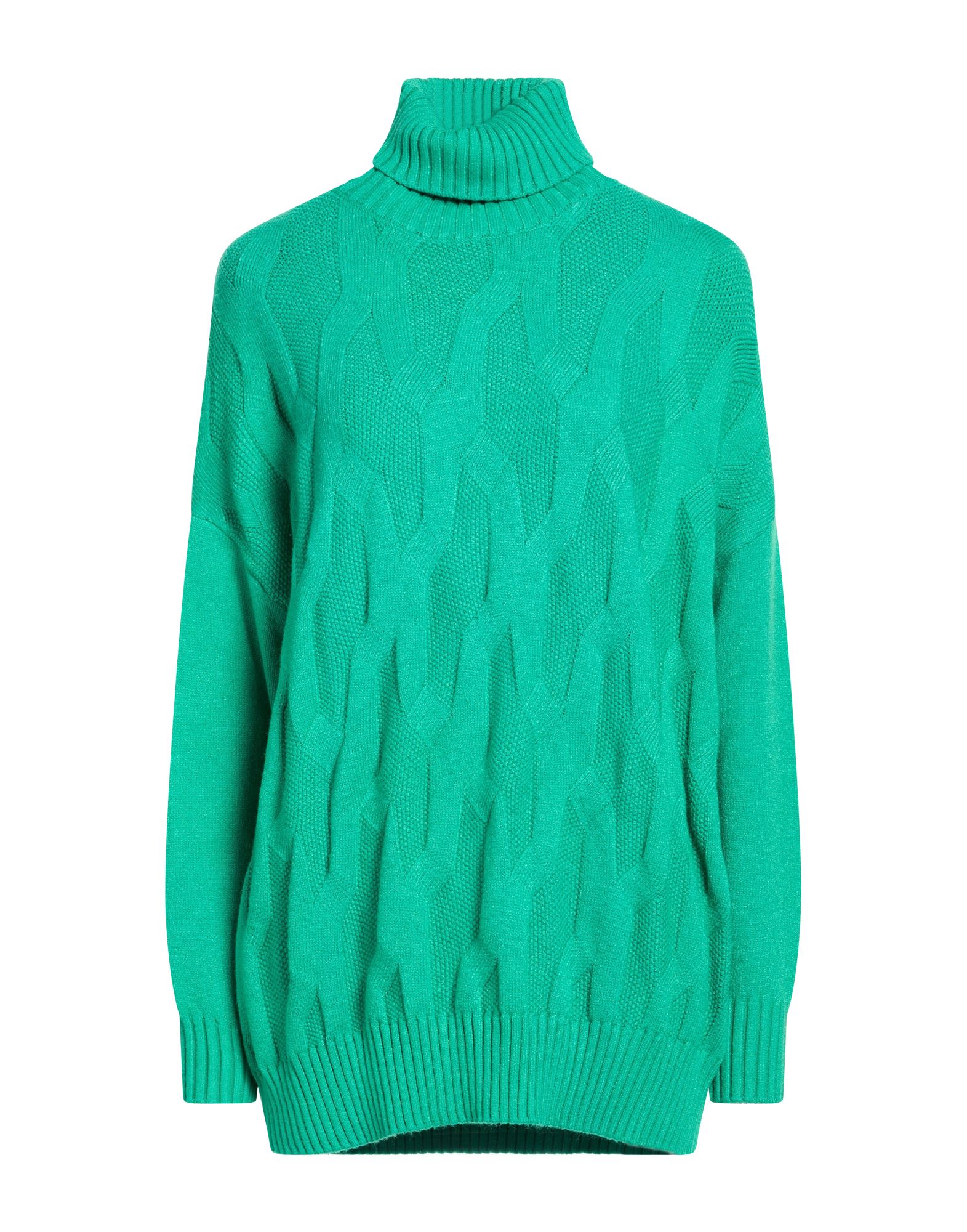 DIANA GALLESI Rollkragenpullover Damen Smaragdgrün von DIANA GALLESI