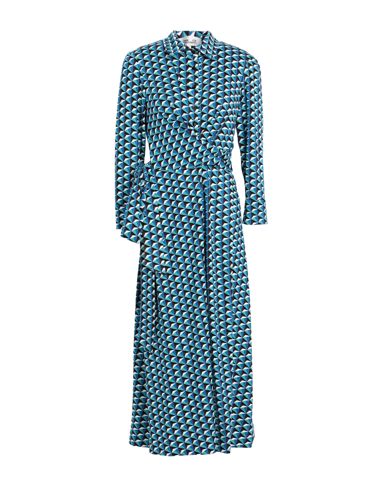 DIANE VON FURSTENBERG Midi-kleid Damen Azurblau von DIANE VON FURSTENBERG