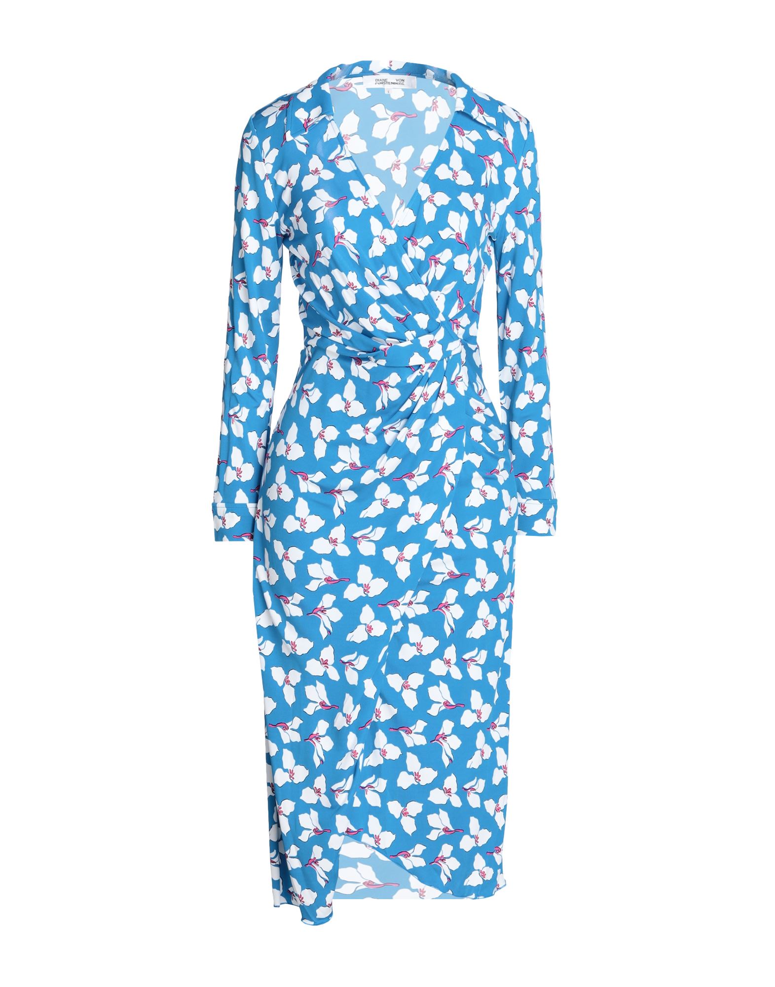 DIANE VON FURSTENBERG Midi-kleid Damen Azurblau von DIANE VON FURSTENBERG