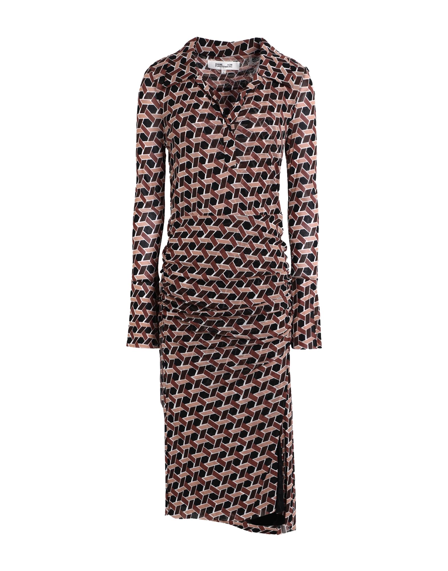 DIANE VON FURSTENBERG Midi-kleid Damen Braun von DIANE VON FURSTENBERG