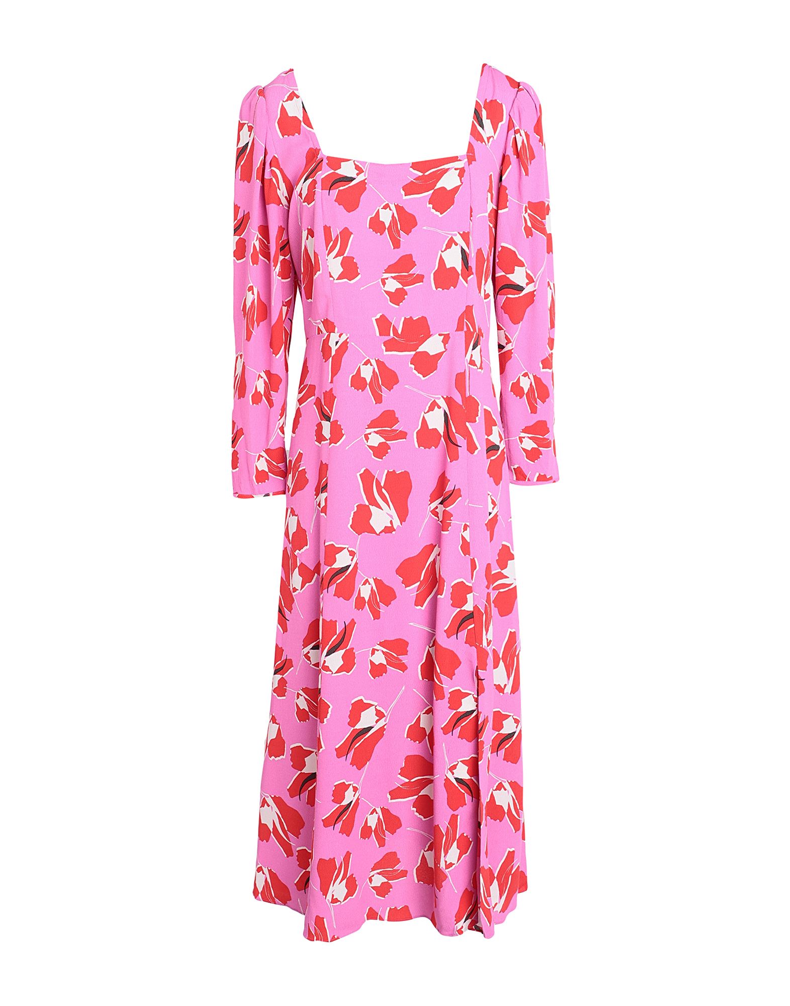 DIANE VON FURSTENBERG Midi-kleid Damen Fuchsia von DIANE VON FURSTENBERG