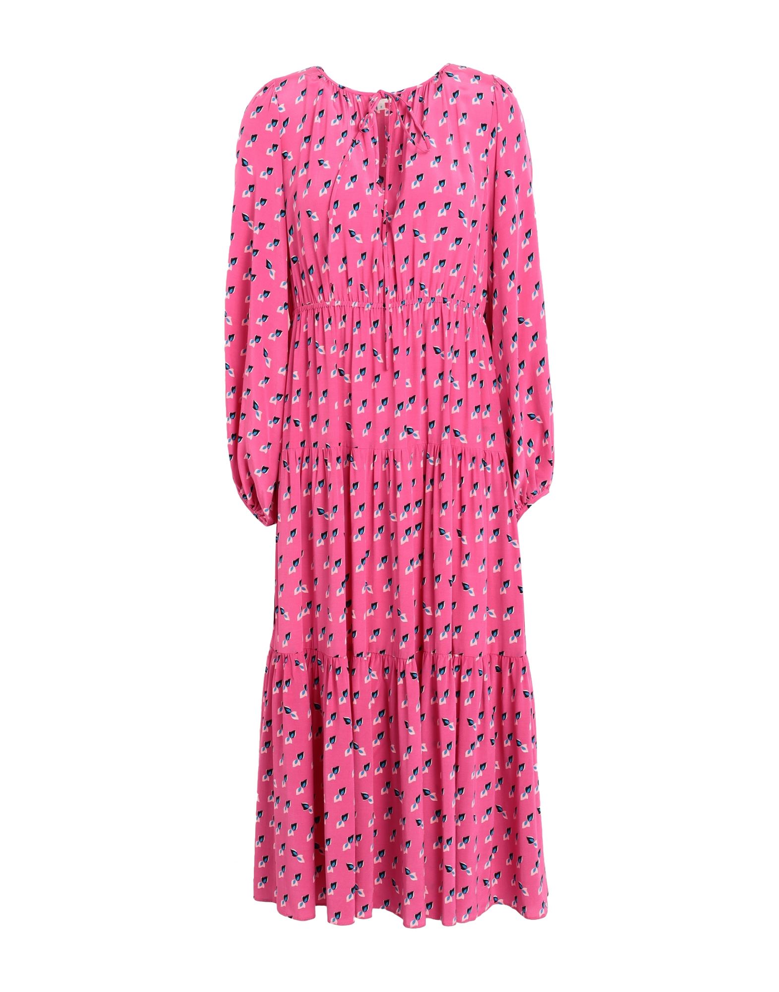 DIANE VON FURSTENBERG Midi-kleid Damen Fuchsia von DIANE VON FURSTENBERG