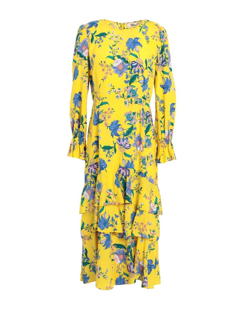 DIANE VON FURSTENBERG Midi-kleid Damen Gelb von DIANE VON FURSTENBERG