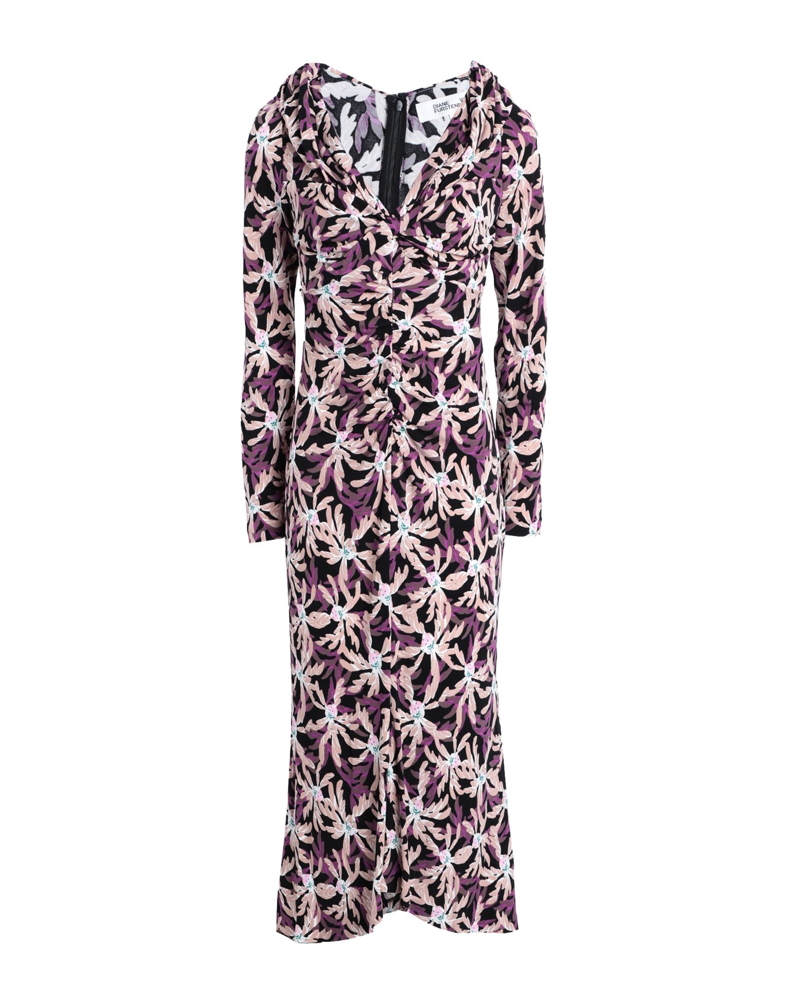 DIANE VON FURSTENBERG Midi-kleid Damen Magenta von DIANE VON FURSTENBERG