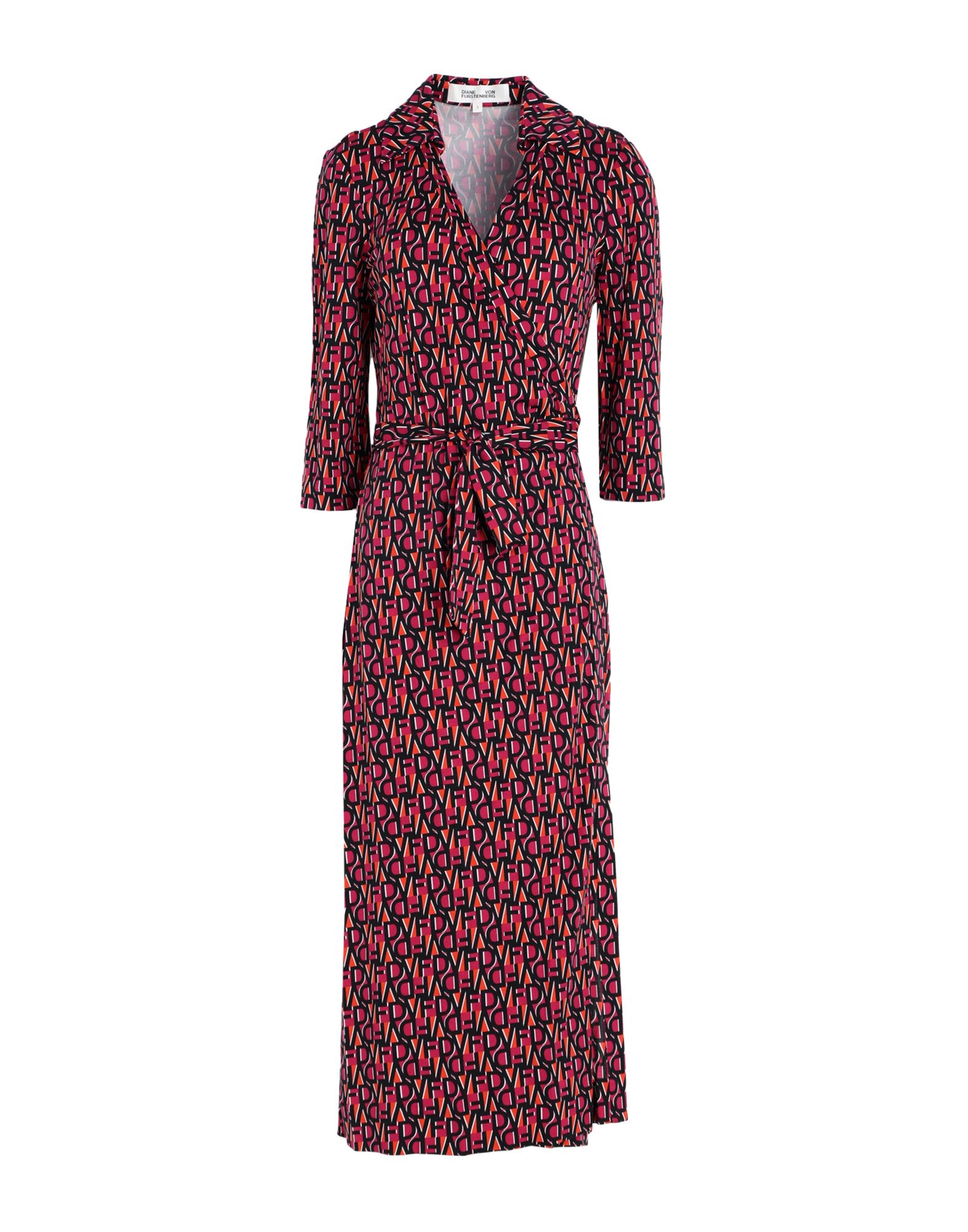 DIANE VON FURSTENBERG Midi-kleid Damen Purpur von DIANE VON FURSTENBERG