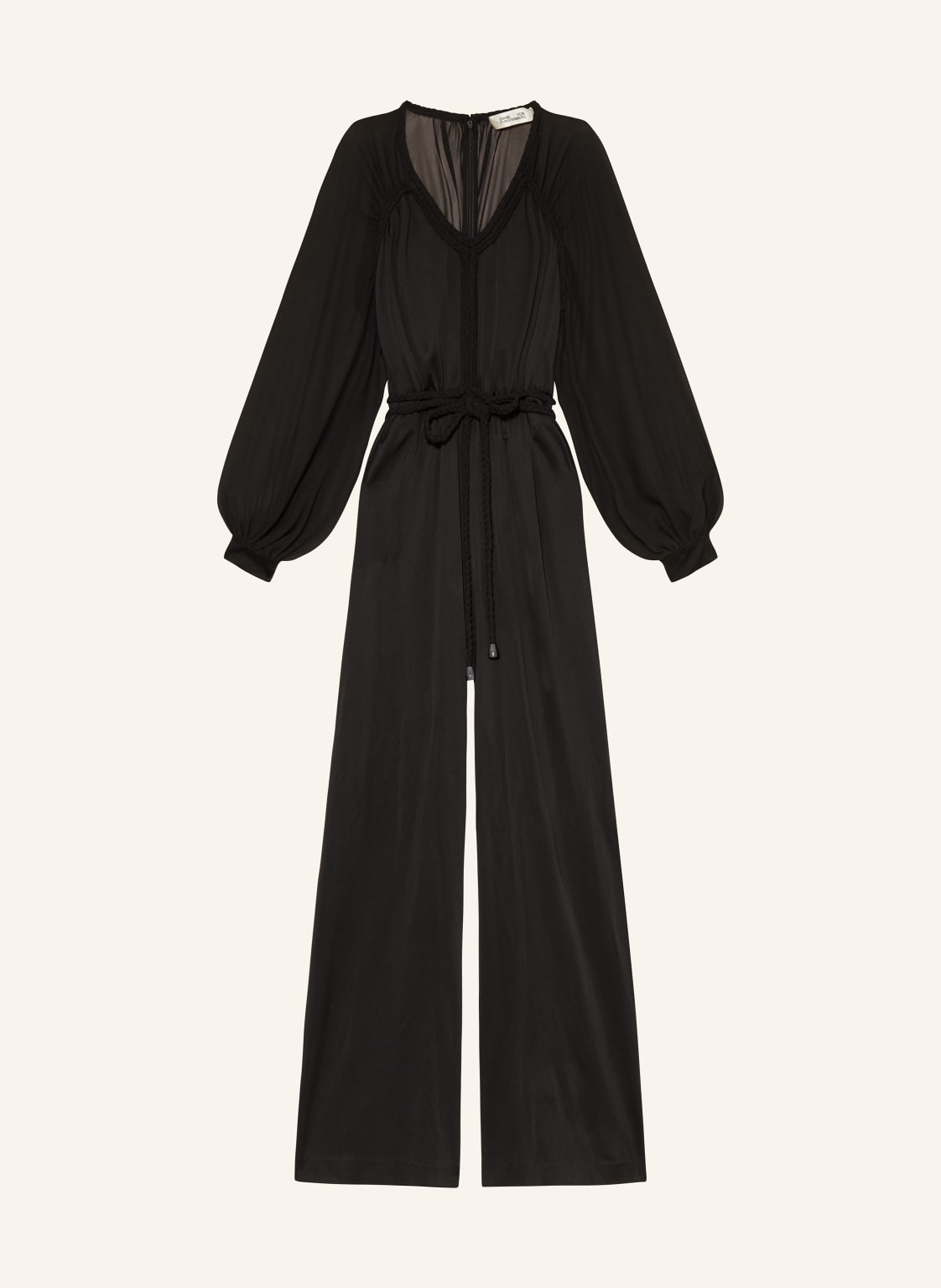 Diane Von Furstenberg Jumpsuit Ophelia Im Materialmix schwarz von DIANE VON FURSTENBERG