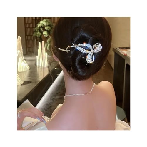 Haarstab Haarspangen Haarnadeln Mode Süße Pferdeschwanz Clip Haarspangen Haarklammern Frauen Haar Hosta Haarspange Chinesische Retro Haarnadel Retro-Haarnadel (Color : 03) von DIANXI