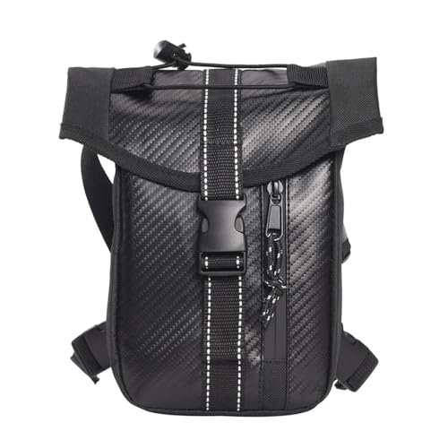 Motorbike Rear Rocker Bag Motorrad Militär Reise Handytasche Geldbörse wasserdichte Oxford Herren Taille Drop Beintasche Oberschenkel Hüfte Bum Gürtel Moto & Biker Fanny Pack Motorcycle Side Bag von DIAYES