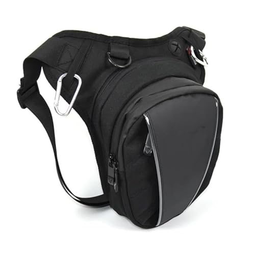 Motorbike Rear Rocker Bag wasserdichte Drop Beintasche Oberschenkel Hüfte Bum Gürtel Bein Taille Taschen Reise Tour Reiten Motorrad Fanny Pack Männer Frauen Taktische Motorcycle Side Bag (Color : Red von DIAYES