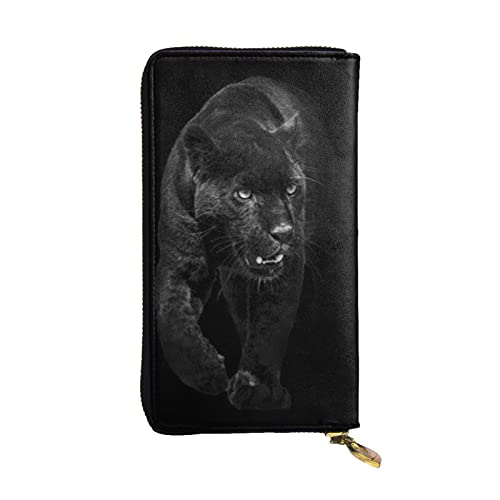 Animal Panther Damen Europäische Geldbörse kann 12 Karten halten Reisepass Brieftasche, Familienpassmappe Modern/Fit von DICAPO