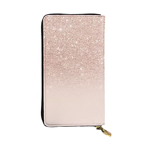 Rose Gold Wallpaper Damen Europäische Brieftasche kann 12 Karten halten Reisepass Brieftasche, Familie Reisepass Ordner Modern/Fit von DICAPO