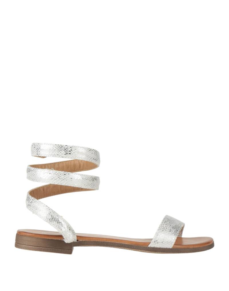 DICIOTTOPIÙ Sandale Damen Silber von DICIOTTOPIÙ