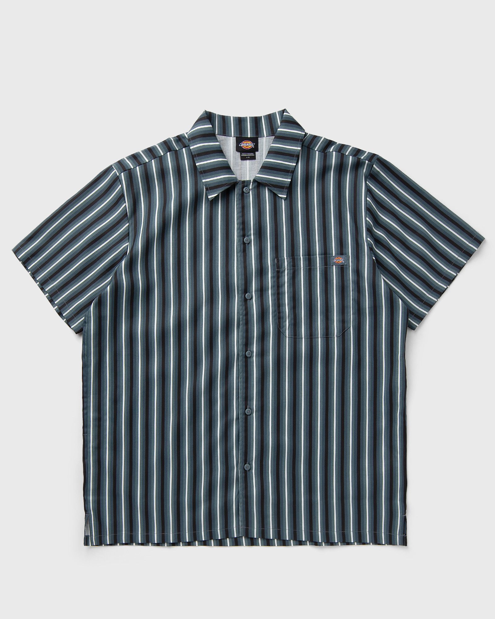 DICKIES MULTI STRIPE WORK SHIRT SS men Shortsleeves brown in Größe:XXL von DICKIES
