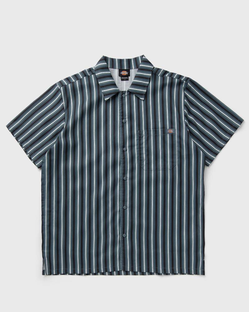 DICKIES MULTI STRIPE WORK SHIRT SS men Shortsleeves brown in Größe:XXL von DICKIES
