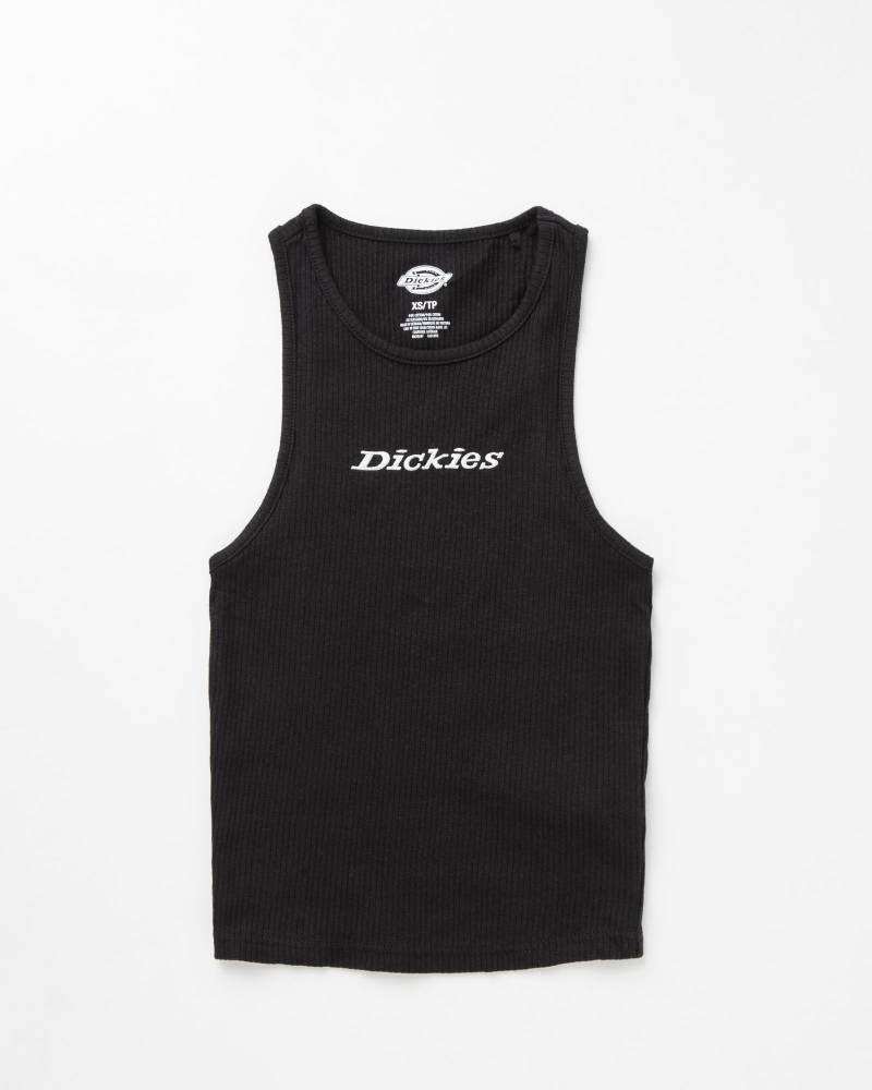 DICKIES RIB TOP women Tops & Tanks black in Größe:XS DICKIES RIB TOP women Tops & Tanks black in Größe:XS von DICKIES