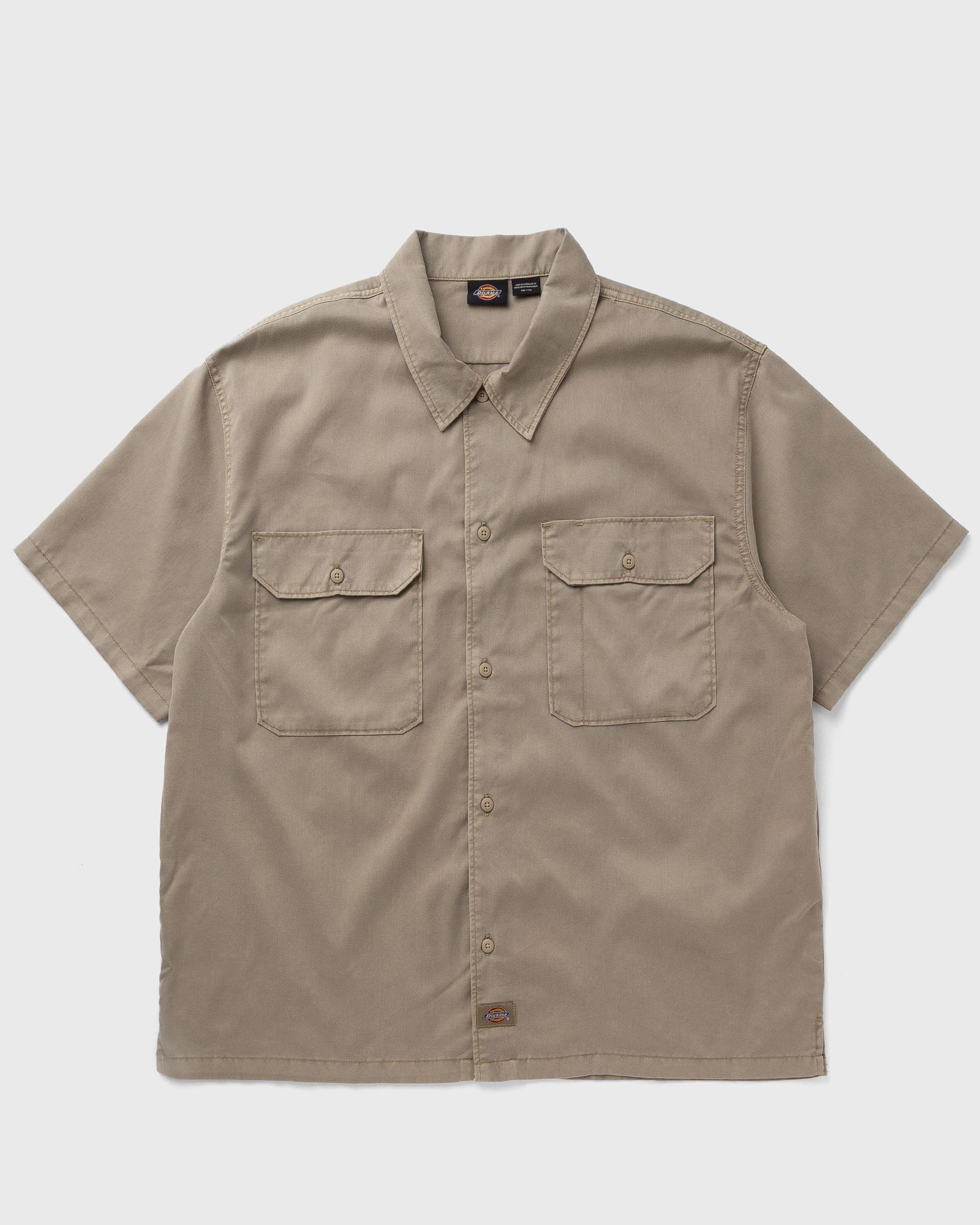 DICKIES UNIONVILLE GD WORK SHIRT SS men Shortsleeves beige in Größe:L DICKIES UNIONVILLE GD WORK SHIRT SS men Shortsleeves beige in Größe:L von DICKIES