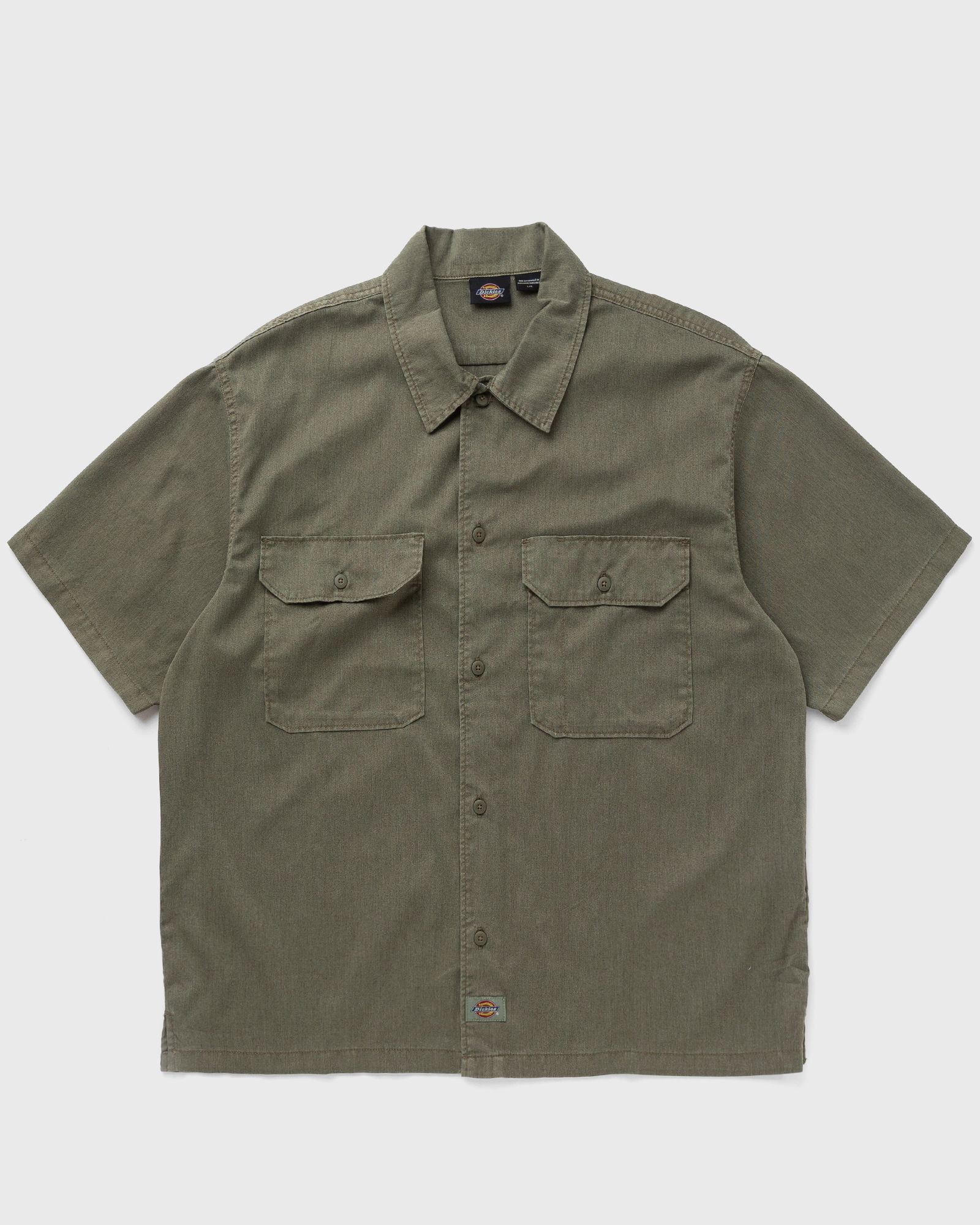 DICKIES UNIONVILLE GD WORK SHIRT SS men Shortsleeves green in Größe:L DICKIES UNIONVILLE GD WORK SHIRT SS men Shortsleeves green in Größe:L von DICKIES