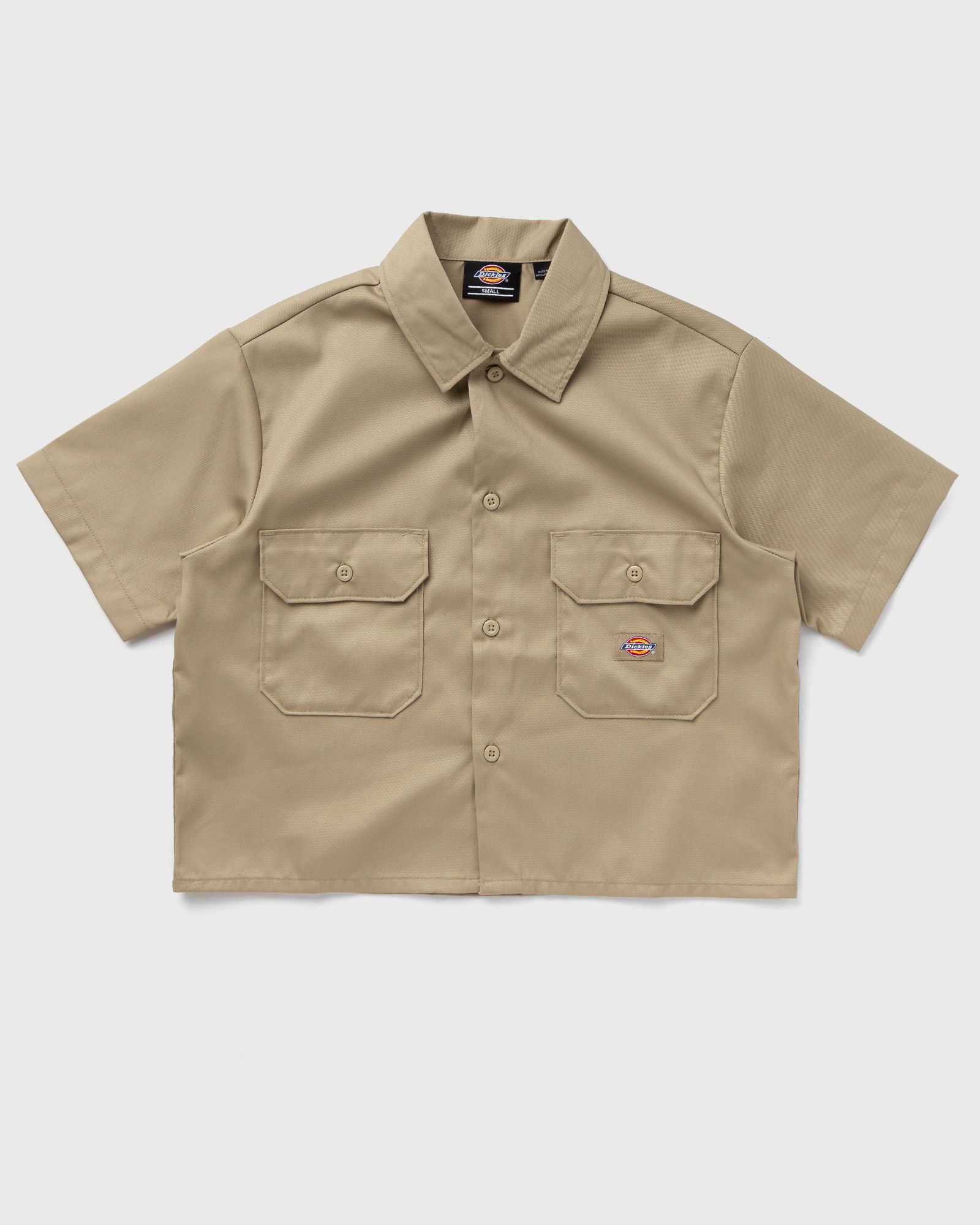 DICKIES WORK SHIRT SS W REC women Shirts & Blouses beige in Größe:M von DICKIES