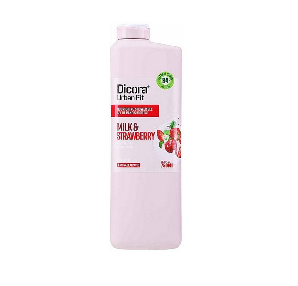 DICORA Duschgel DICORA Duschgel mit Milch und Erdbeerextrakt 400ml von DICORA