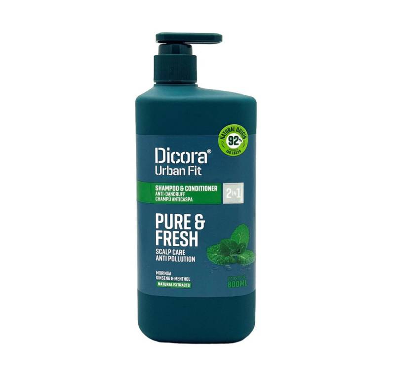 DICORA Haarshampoo DICORA Shampoo und Conditioner Pure & Fresh 2in1 800ml von DICORA