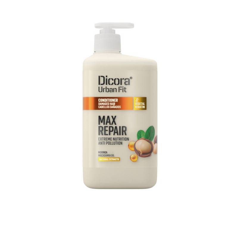 DICORA Haarspülung DICORA Conditioner für strapaziertes Haar mit Macadamiaöl 800ml von DICORA