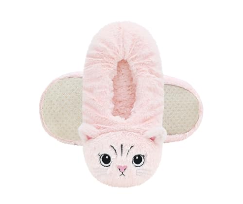 DICUIRD Damen-Hausschuhe, niedrig geschnitten, bequem und warm, rutschfest, für Schlafzimmer, Cat06, 1.5-2.5 Little Kid von DICUIRD