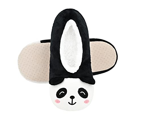 DICUIRD Damen-Hausschuhe, niedrig geschnitten, bequem und warm, rutschfest, für Schlafzimmer, panda, 10-13 DICUIRD Damen-Hausschuhe, niedrig geschnitten, bequem und warm, rutschfest, für Schlafzimmer, panda, 10-13 von DICUIRD