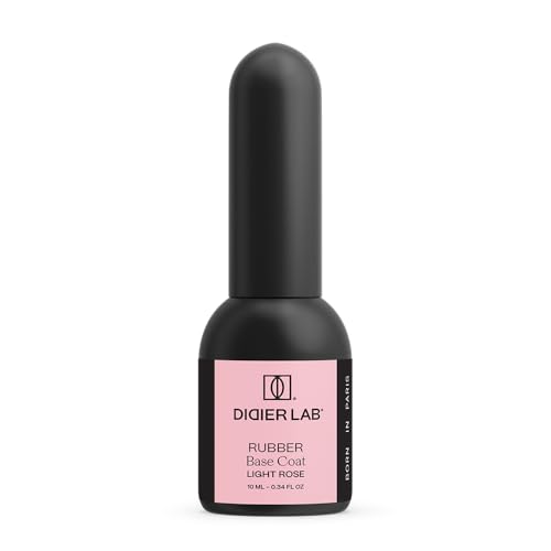 Didier Lab - Premium Rubber Base Gel Light Rose 10ml - LED UV Nagellack Rosa - Unterlack für Nägel - Gel Nail Polish - Base Coat UV Gel Nagellack Pink - Base + Farbe 2 in 1 - UV Lack für Maniküre von DIDIER LAB