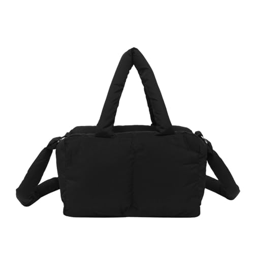 DIDILLX Damen Puffer Handtasche Große Kapazität Schultertasche Top Griff Gesteppte Crossbody Stilvolle Geldbörse für Reisen Frauen Crossbody Puffer Schulter Gesteppte Handtasche, Schwarz , One Size DIDILLX Damen Puffer Handtasche Große Kapazität Schultertasche Top Griff Gesteppte Crossbody Stilvolle Geldbörse für Reisen Frauen Crossbody Puffer Schulter Gesteppte Handtasche, Schwarz , One Size von DIDILLX